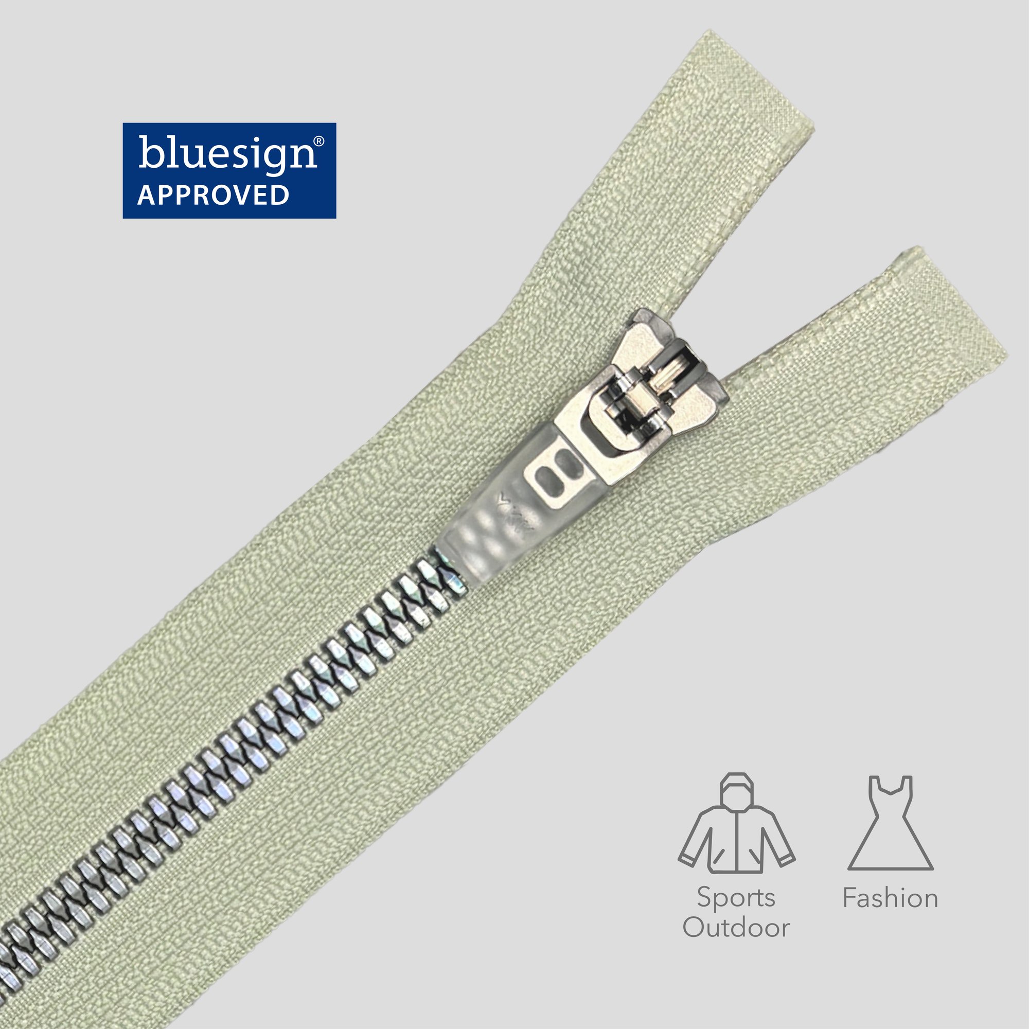 05-SS26 microsite zipper image -1654x1654_bluesign® Approved METALUXE® NATULON® with Mirror Like Finish Elements-compressed