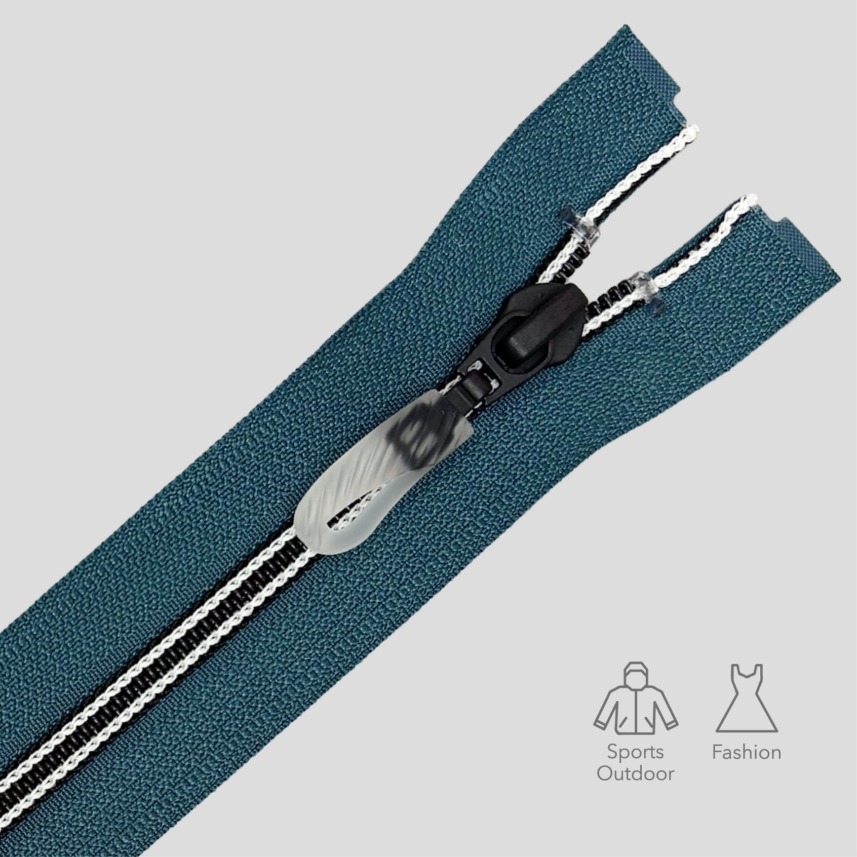 2-SS26 microsite zipper image -400x400_icons-1_NATULON® Coil Zipper with Glow-in-the-dark Sewing Thread and Soft Handfeel TPU Puller