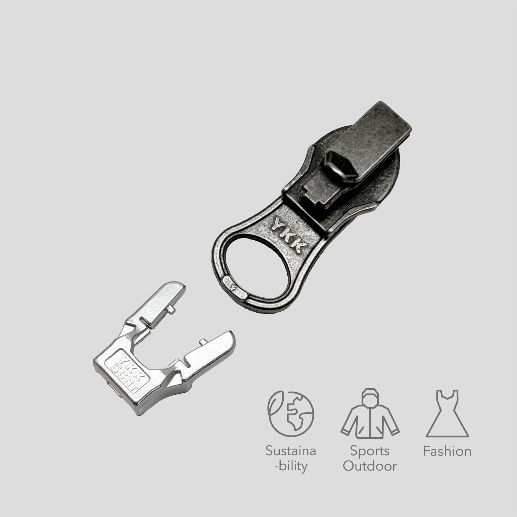 TITAS 2025 microsite zipper image -400x400_#15 DA30B_Revived Replacement Slider for Coil Zipper No.5​