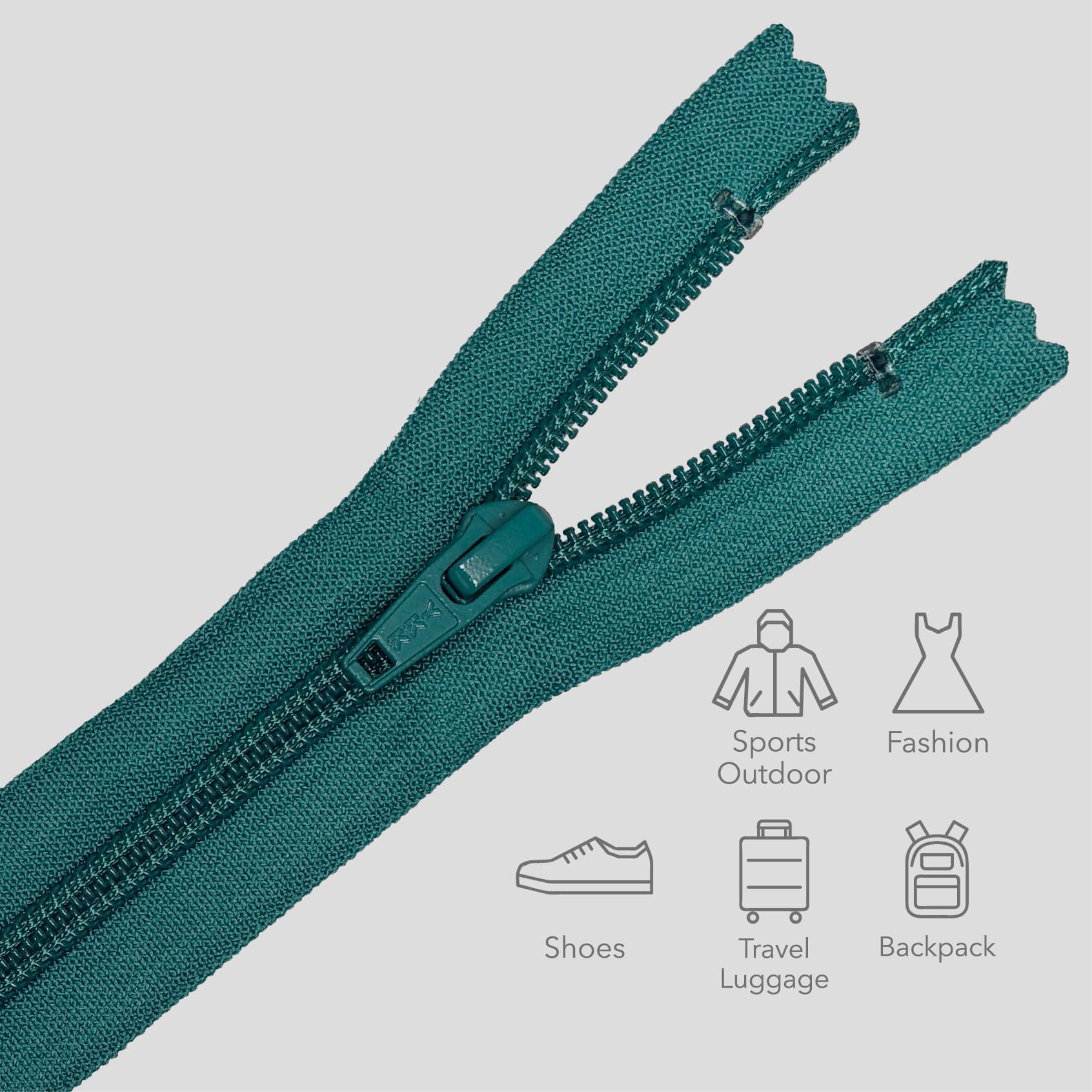 TITAS 2025 microsite zipper image -400x400_#33 CIFC-56 DA86 EJ ELV16 KENSIN N-ANTI P-TB__Vertical Stretch Tape Zipper (Code- ELV)_